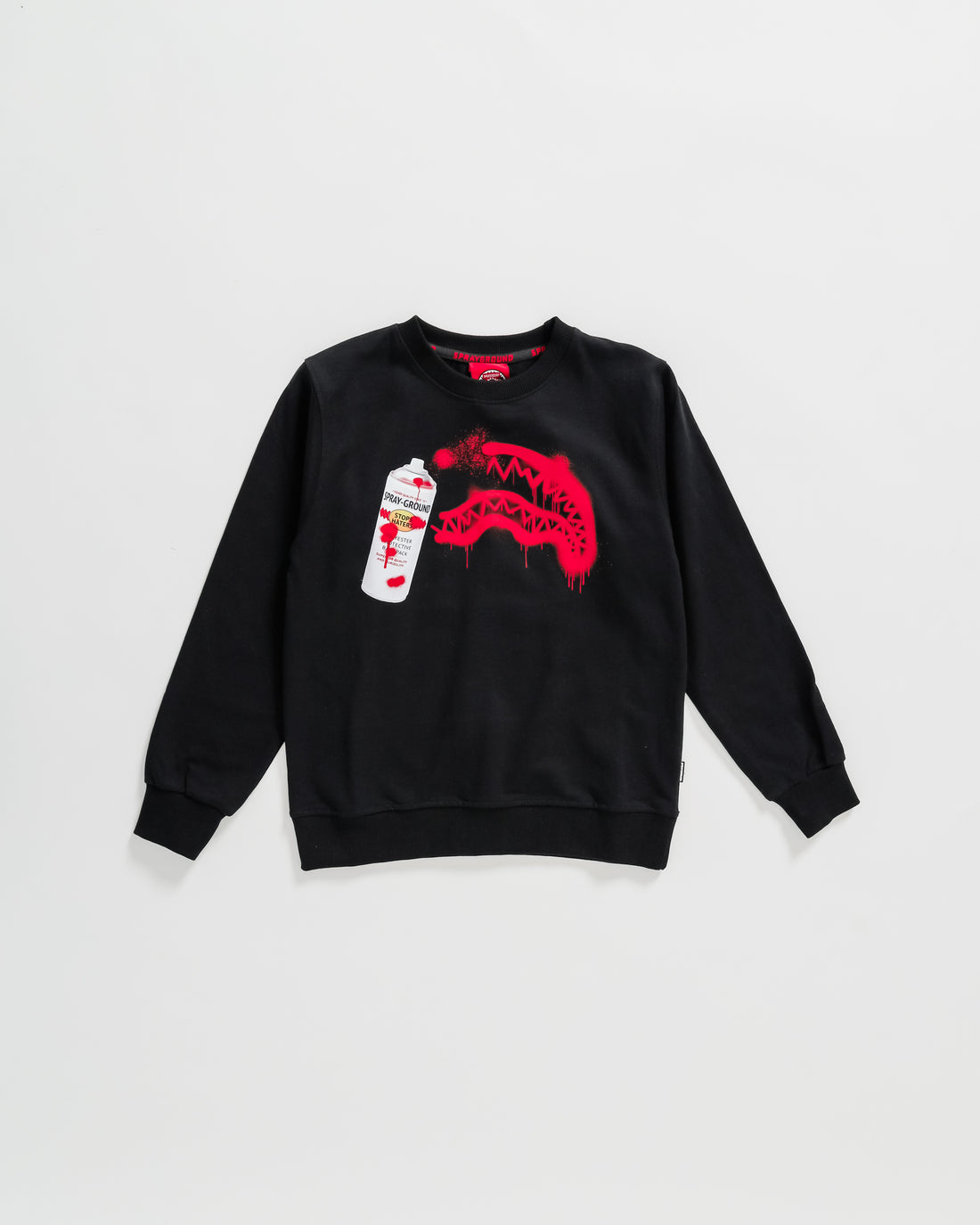 Ragazzo/a - Spraypaint Crewneck Blk