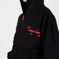 Ragazzo/a - Spraypaintover Full Zip Blk