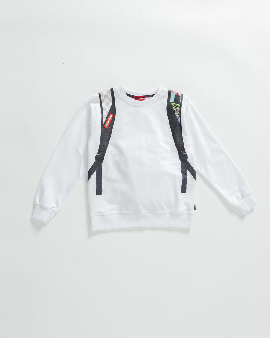 Garçon/Fille - Sweatshirts Sprayground CAMO 100 BACKPACK IN CREW Blanc