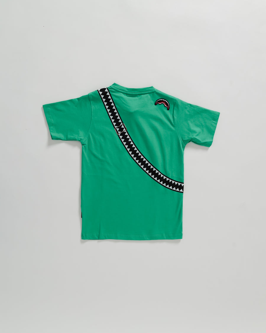 Ragazzo/a - T-shirt maniche corte Sprayground CROSSBODY T-SHIRT GRN Verde