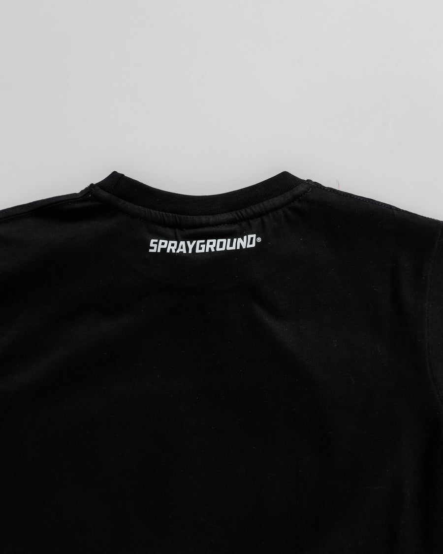 Ragazzo/a - T-shirt maniche corte Sprayground GLITCH T-SHIRT BLK Nero