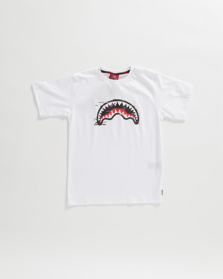 Garçon/Fille - T-shirt Sprayground GLITCH T-SHIRT WHT Blanc