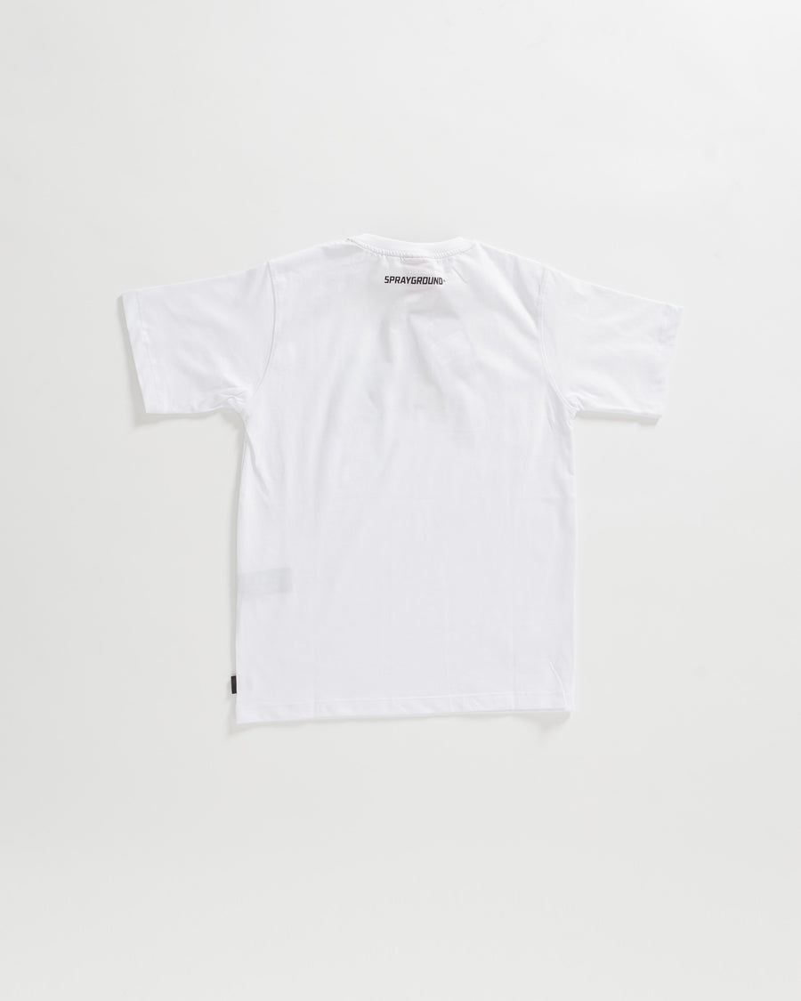 Ragazzo/a - T-shirt maniche corte Sprayground GLITCH T-SHIRT WHT Bianco