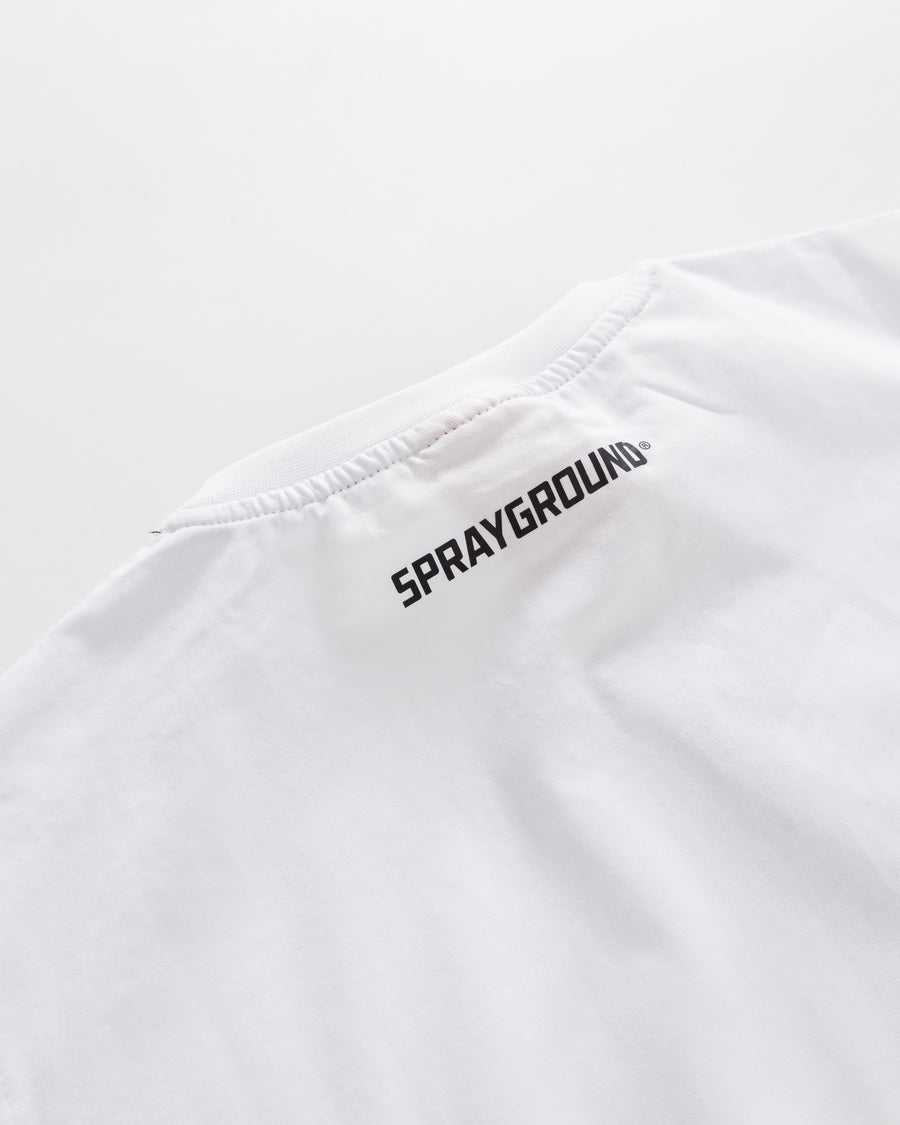 Ragazzo/a - T-shirt maniche corte Sprayground GLITCH T-SHIRT WHT Bianco