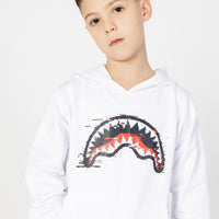 Ragazzo/a - Headphones And Glitch Hoodie Wht