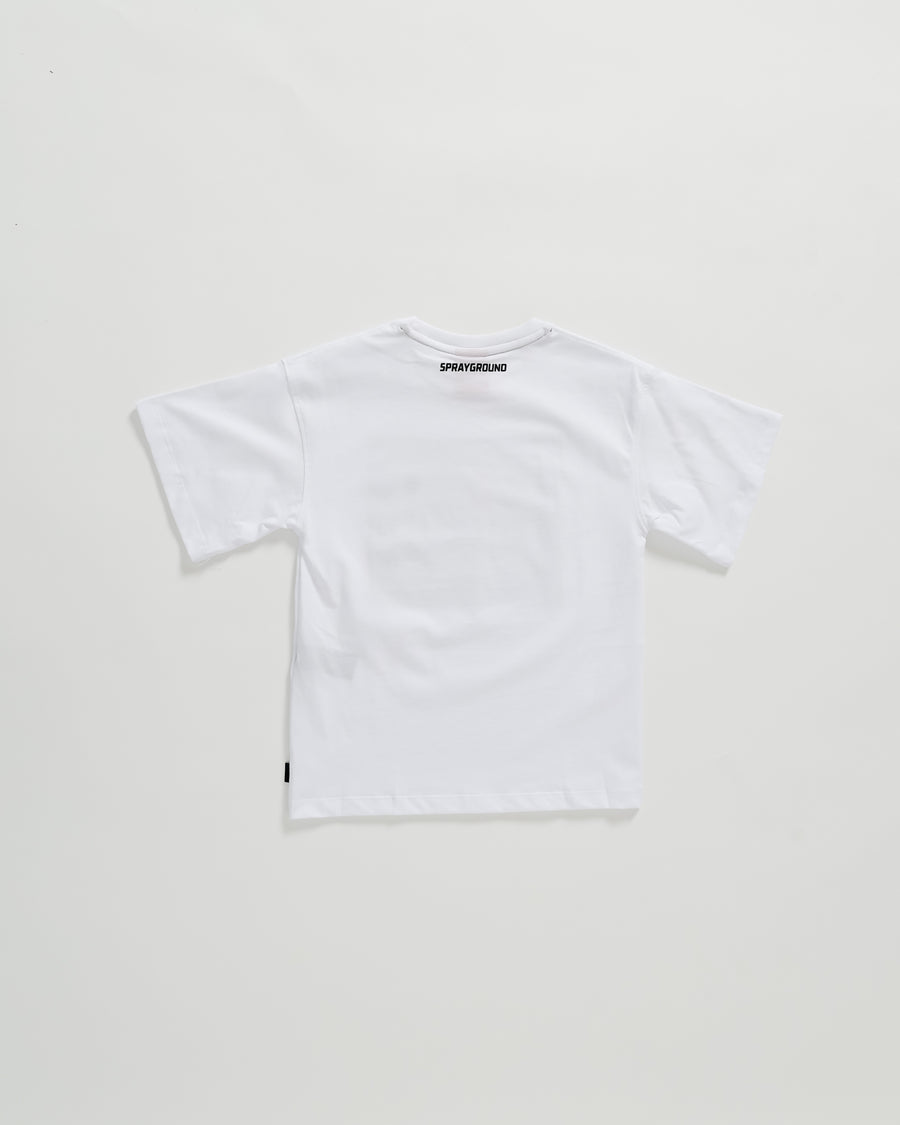 Ragazzo/a - T-shirt maniche corte Sprayground DBD IS HERE T-SHIRT WHT Bianco