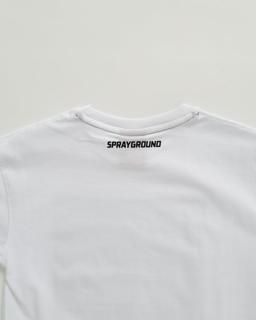 Ragazzo/a - T-shirt maniche corte Sprayground DBD IS HERE T-SHIRT WHT Bianco