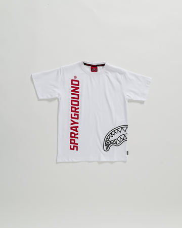 Youth - Sprayground T-shirt SPRAY BASIC T-SHIRT HOODIE WHT White