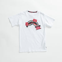 Ragazzo/a - Label Shark Crew T-shirt Wht