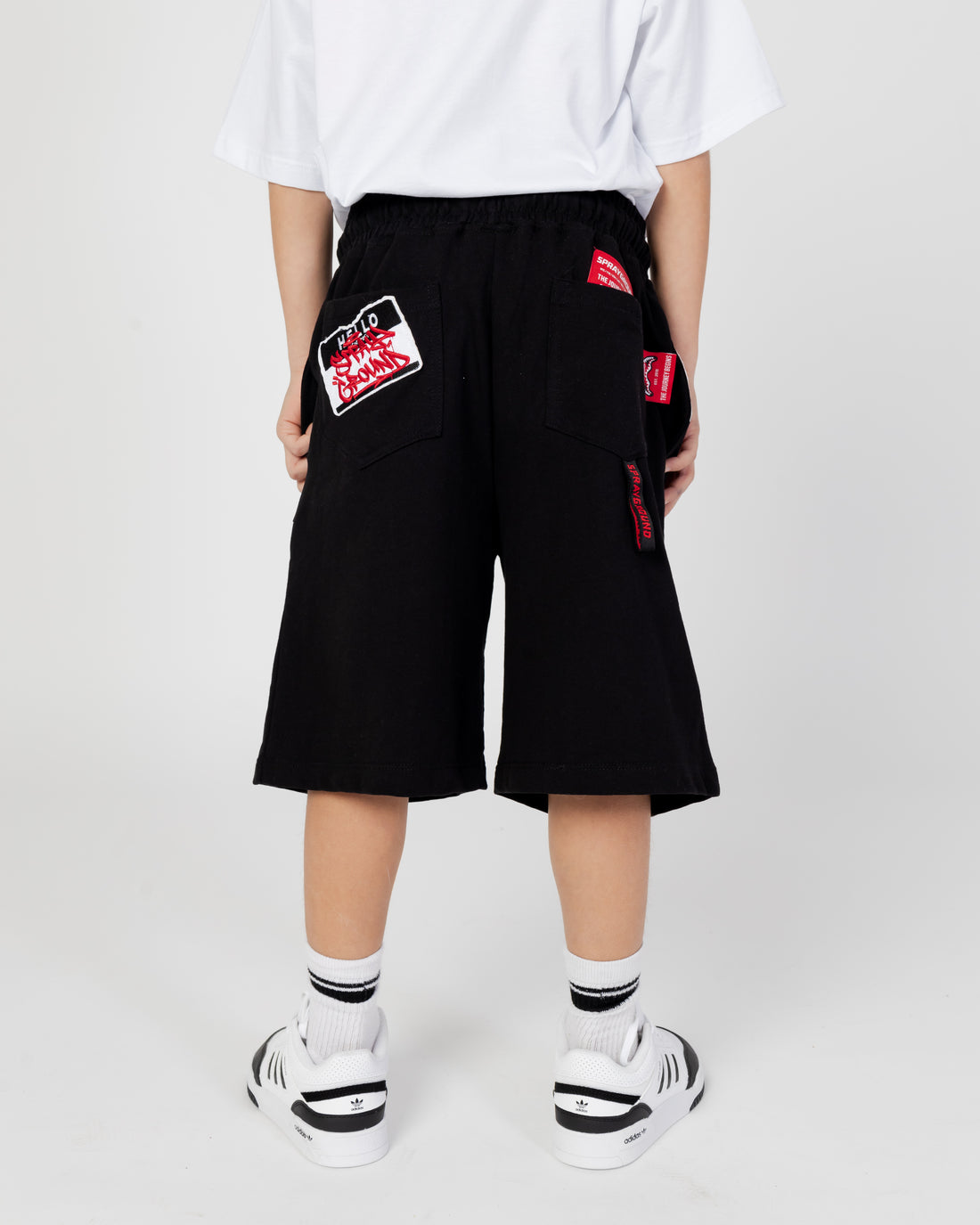 Ragazzo/a - Label Shark Crew Shorts Blk