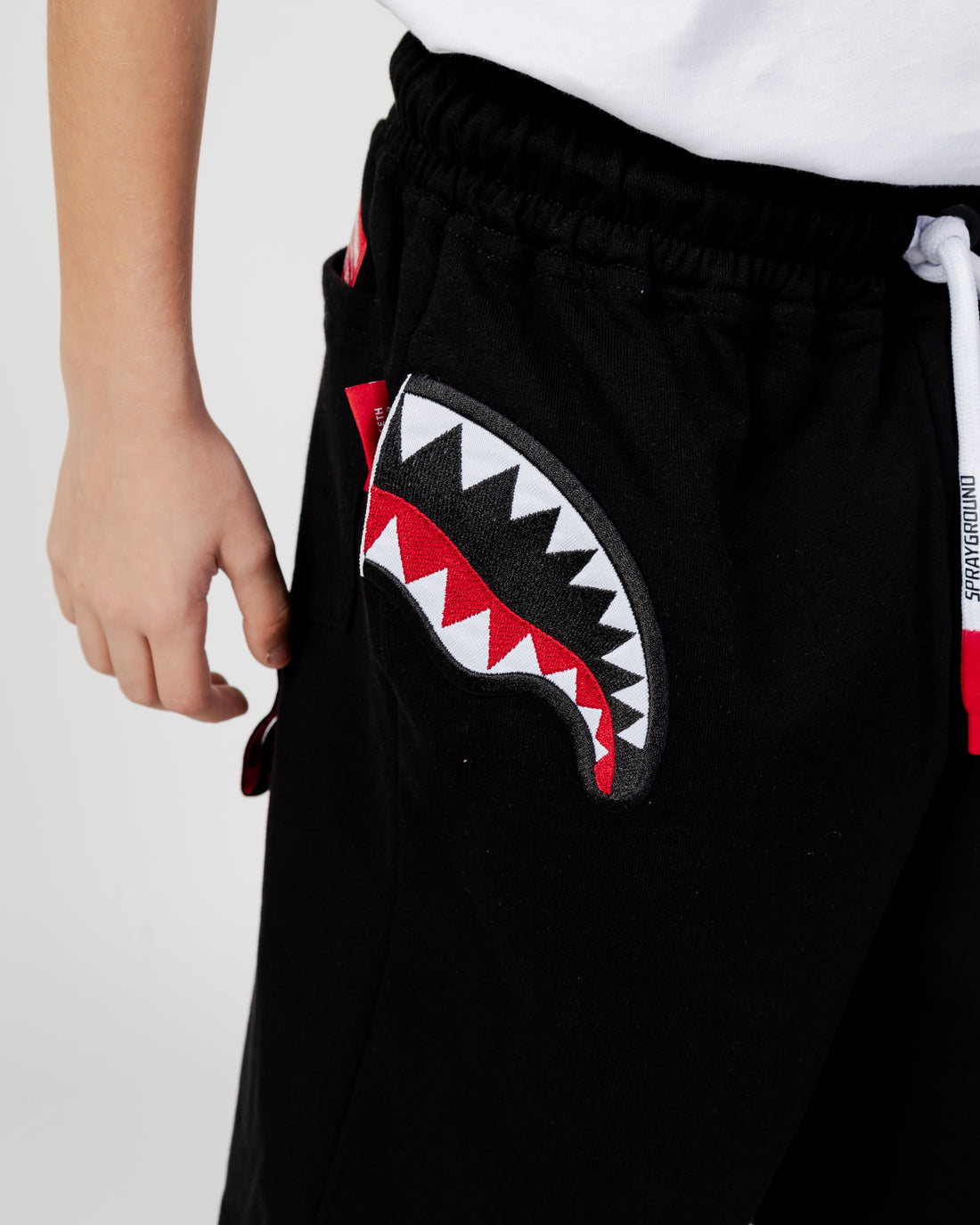 Ragazzo/a - Label Shark Crew Shorts Blk