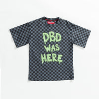 Ragazzo/a - Dbd Was Here Check Grey T-shirt