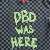 Ragazzo/a - Dbd Was Here Check Grey T-shirt