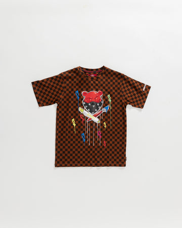 Niño / Niña  - Camiseta Sprayground DIABLO BEAR HEAD T-SHIRT Marrón