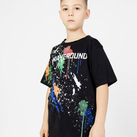 Ragazzo/a - Color Splat T-shirt Blk