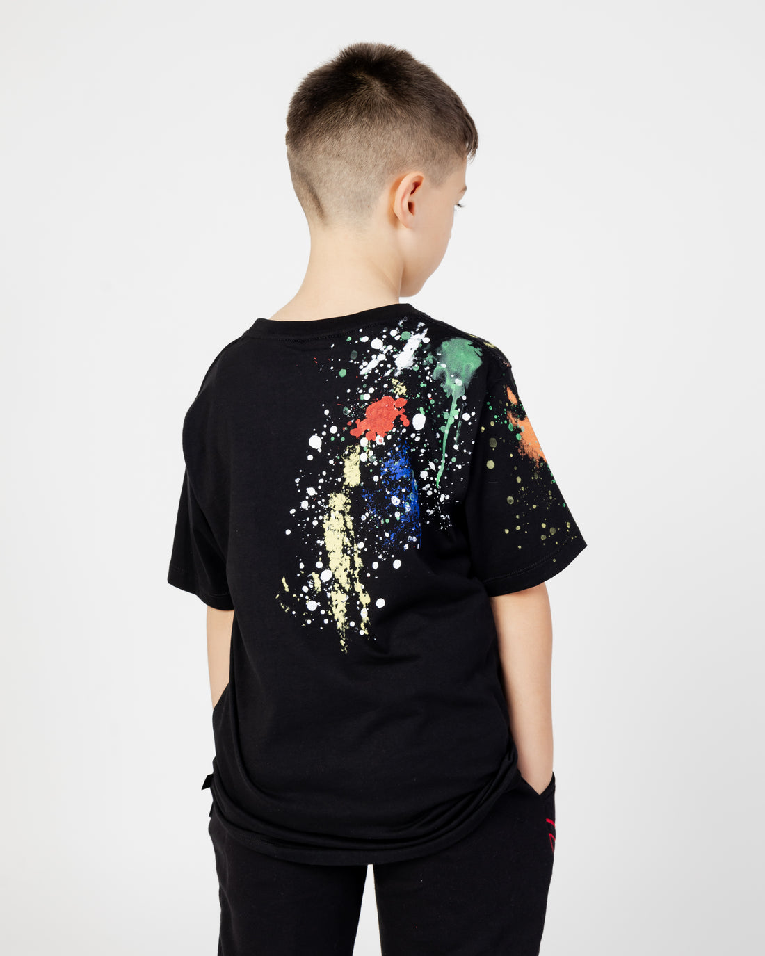 Ragazzo/a - Color Splat T-shirt Blk