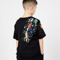 Ragazzo/a - Color Splat T-shirt Blk