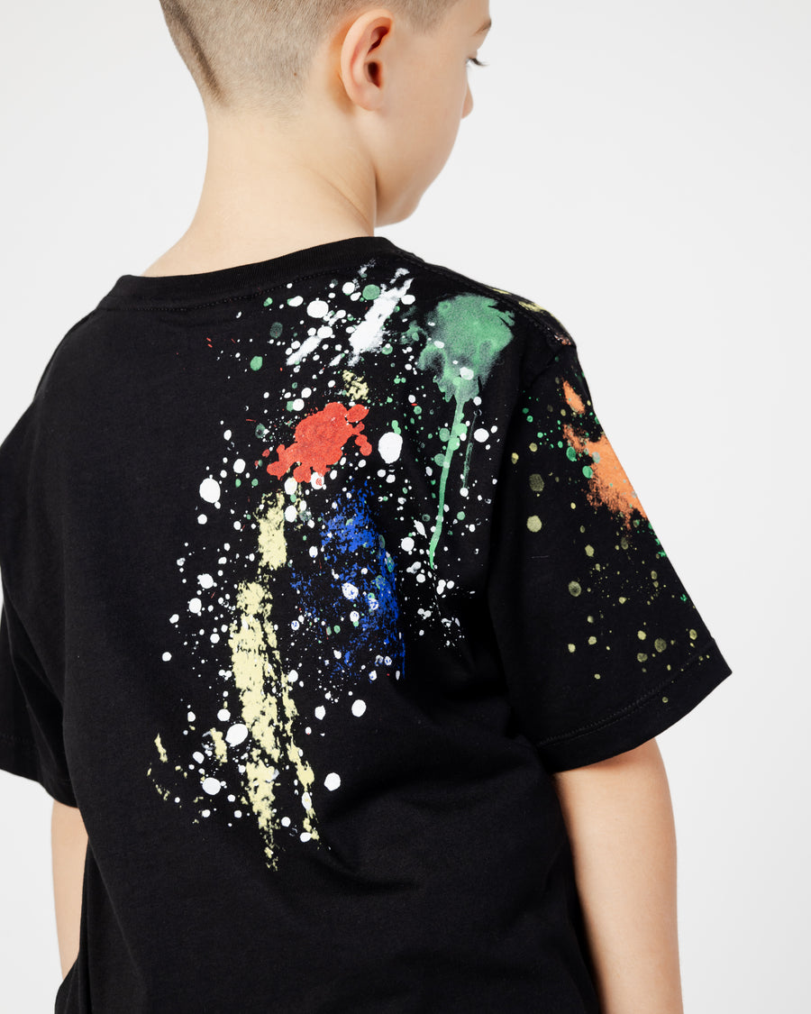 Youth - Sprayground T-shirt COLOR SPLAT T-SHIRT BLK Black