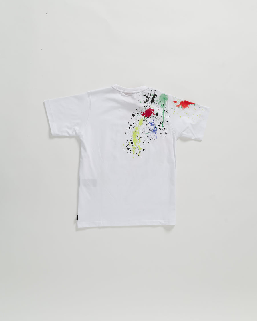 Niño / Niña  - Camiseta Sprayground COLOR SPLAT T-SHIRT WHT Blanco
