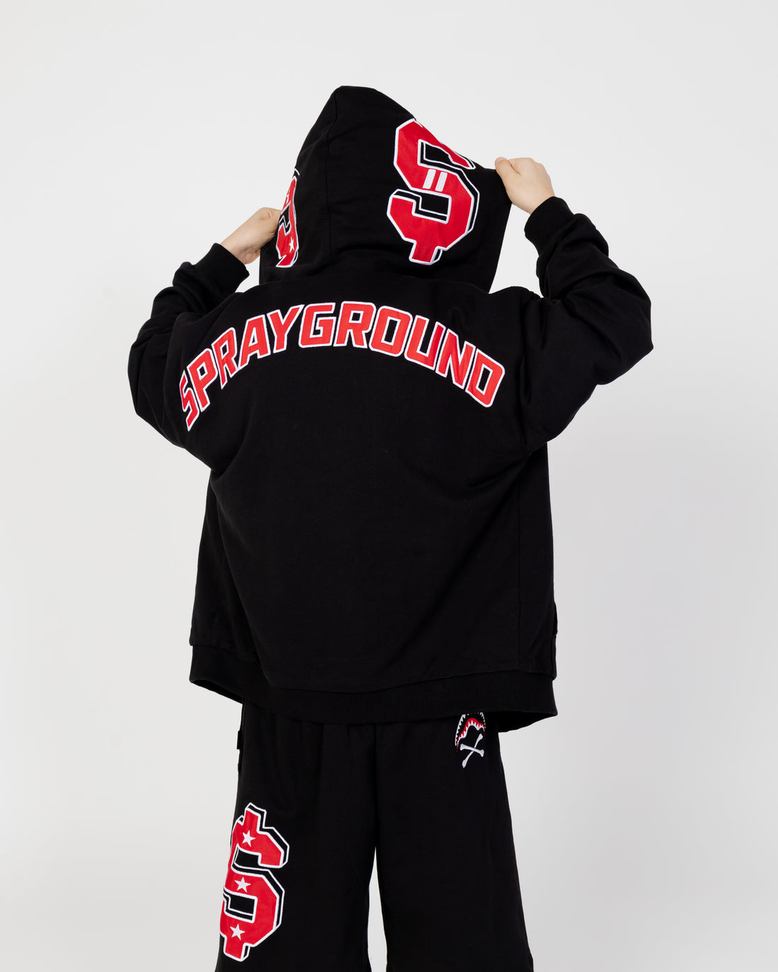 Ragazzo/a - Varsity Money Blackout Over Zip Hoodie