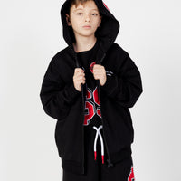 Ragazzo/a - Varsity Money Blackout Over Zip Hoodie