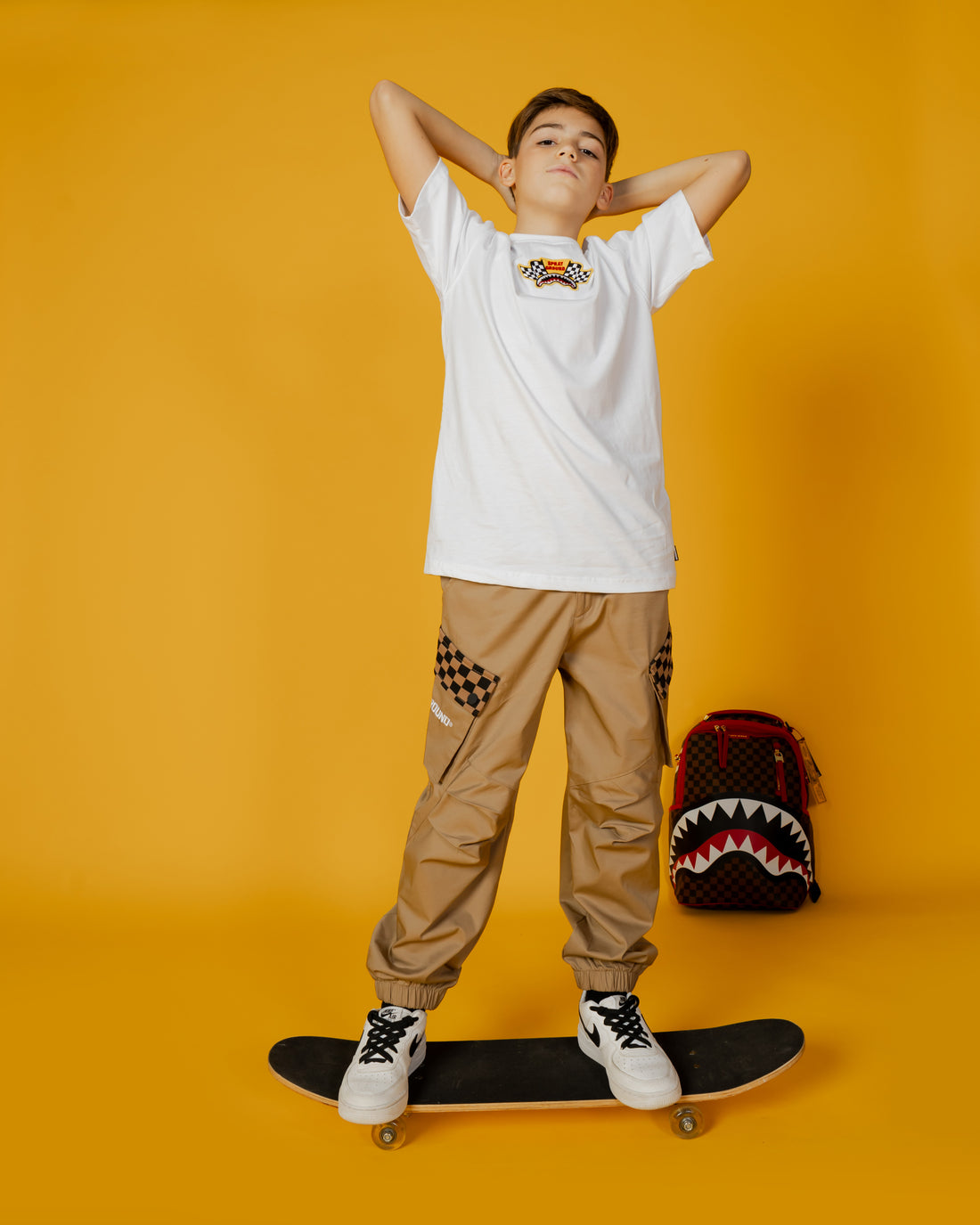 Ragazzo/a - Sprayground Dakar T-shirt Wht