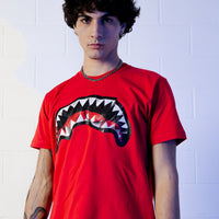 Crumpled Shark Red