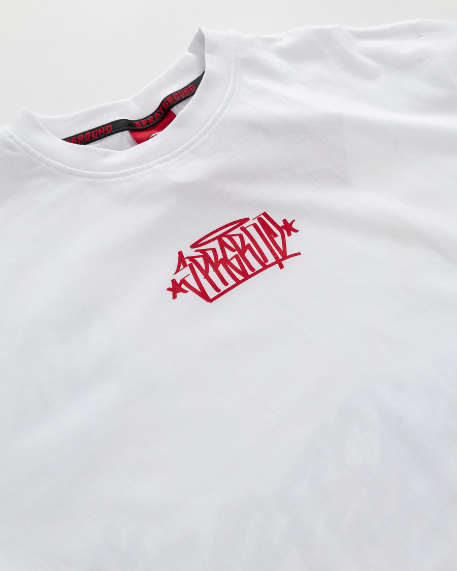T-shirt Sprayground SPRAYGROUND TAGS OVER T-SHIRT Blanc