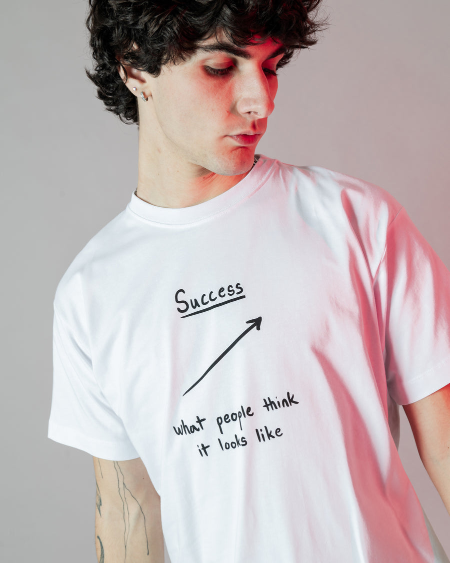 T-shirt Sprayground SUCCESS LINE TSHIRT Bianco