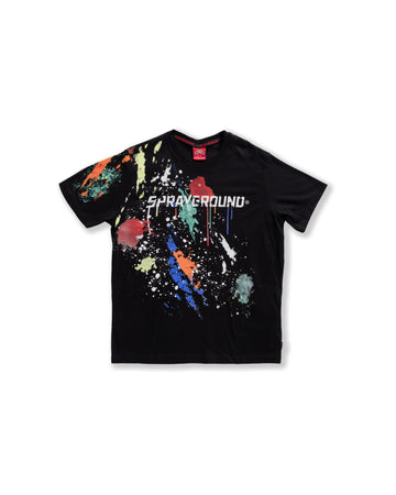 Camiseta Sprayground COLOR SPLAT REGULAR T-SHIRT Negro