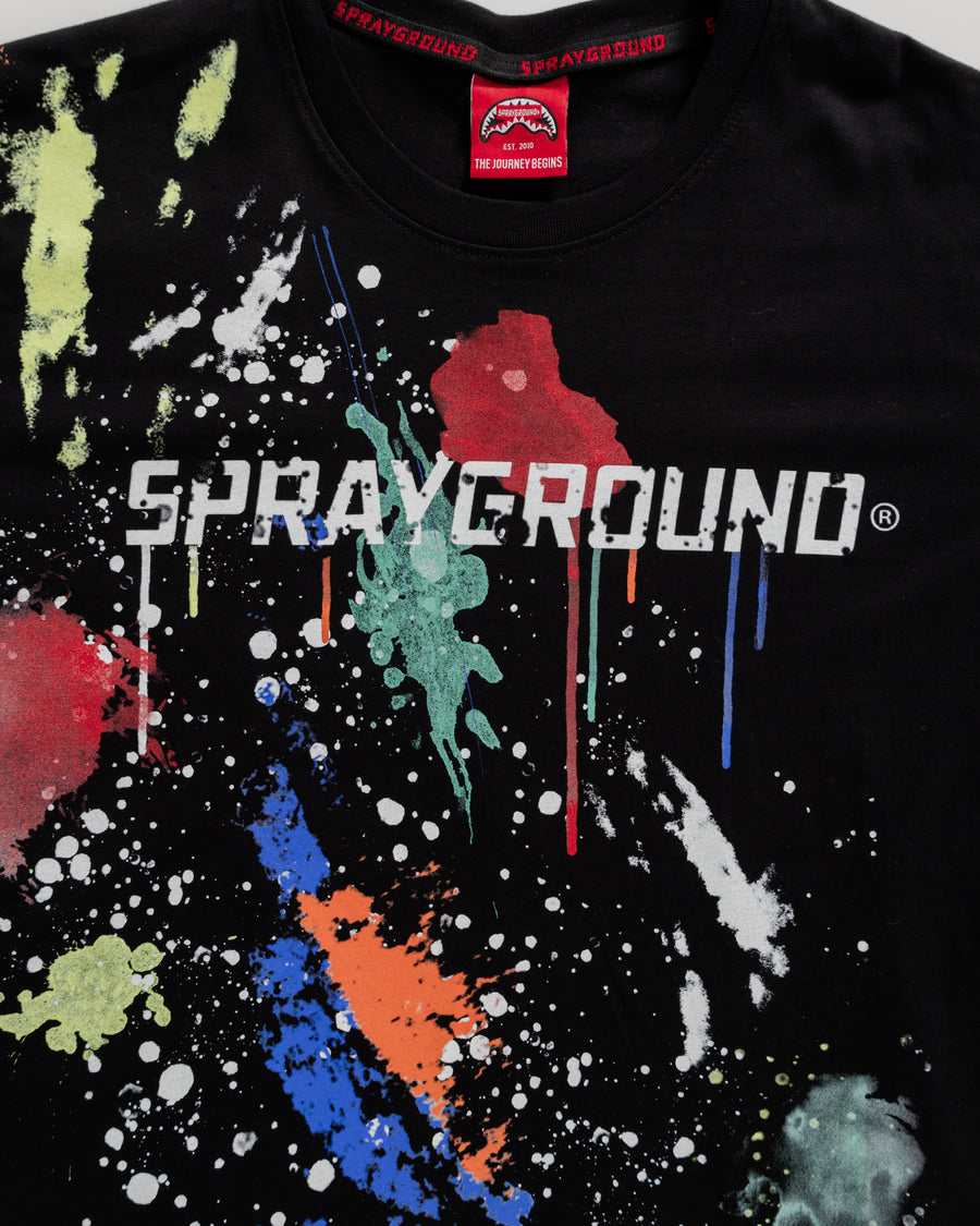 Camiseta Sprayground COLOR SPLAT REGULAR T-SHIRT Negro