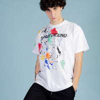 Color Splat Regular T-shirt Wht