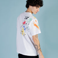 Color Splat Regular T-shirt Wht