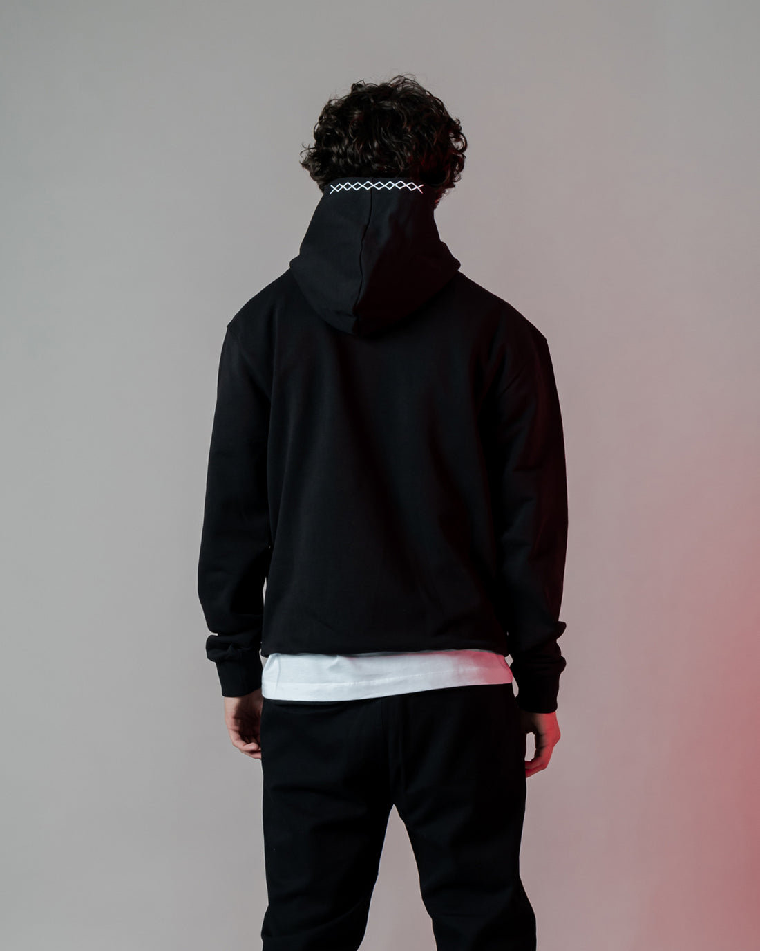 Shark In The Pocket Hoodie Blk