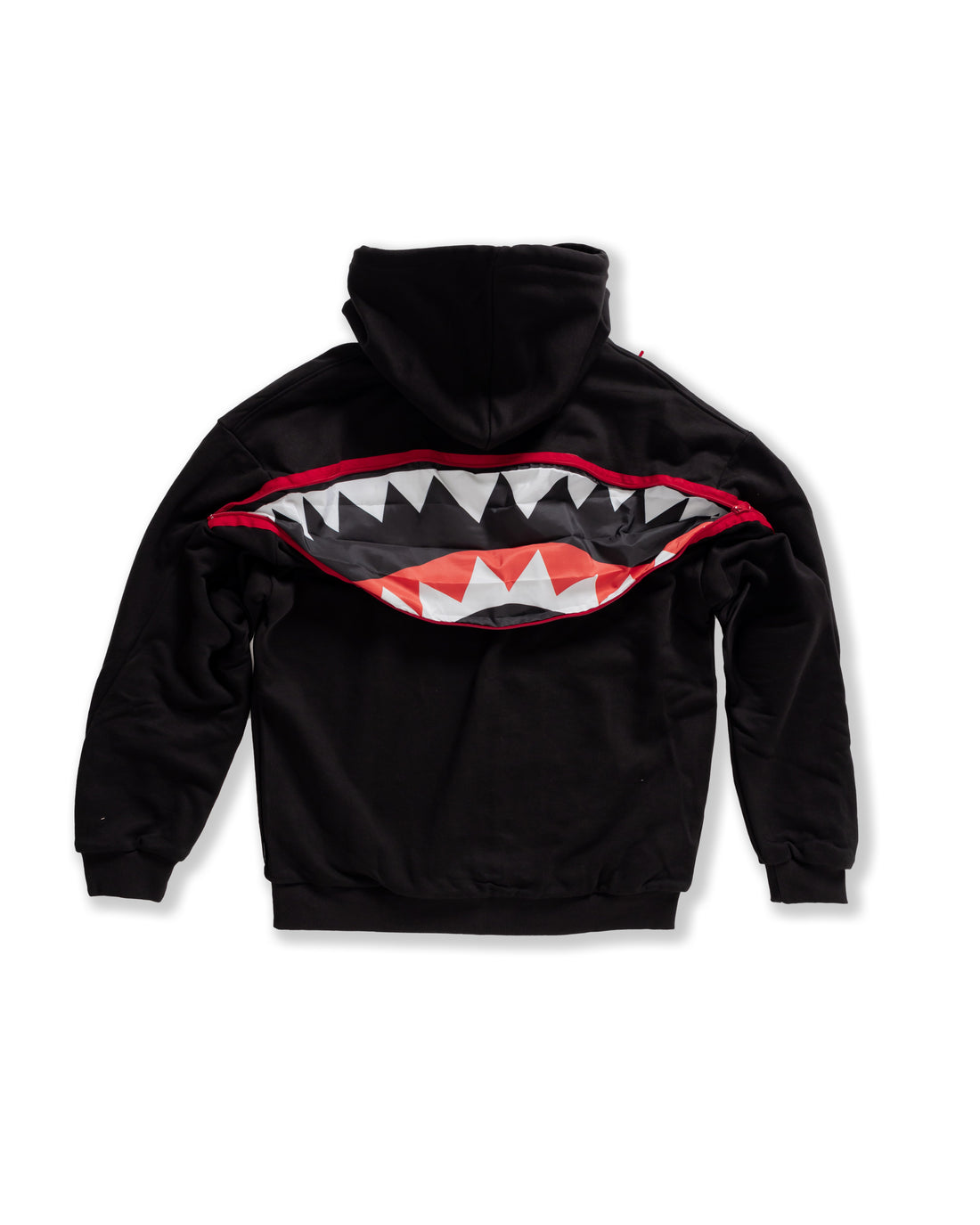 Hidden In The Zipper Shark Fullzip Hoodie