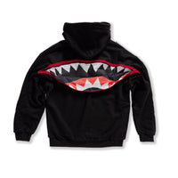 Hidden In The Zipper Shark Fullzip Hoodie