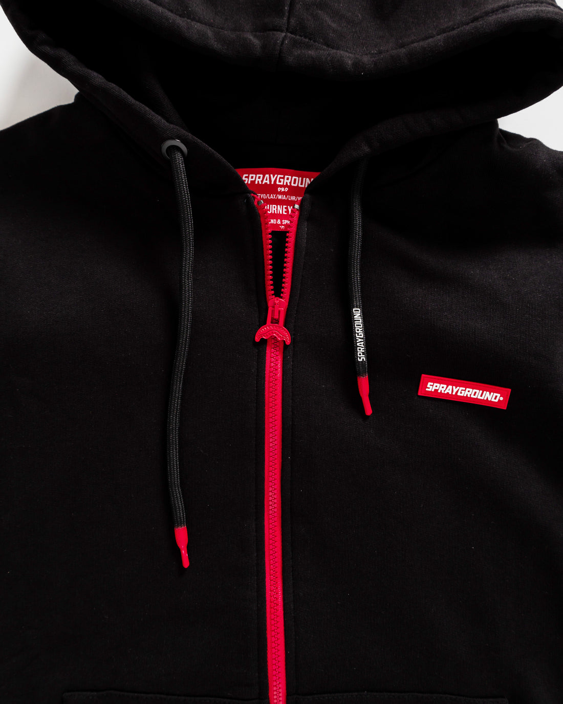 Hidden In The Zipper Shark Fullzip Hoodie