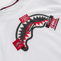 Label Shark Crewneck White