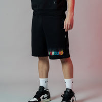 Sprayground Shaded Embroidery Shorts Blk