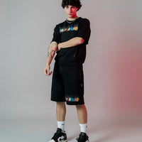 Sprayground Shaded Embroidery Shorts Blk