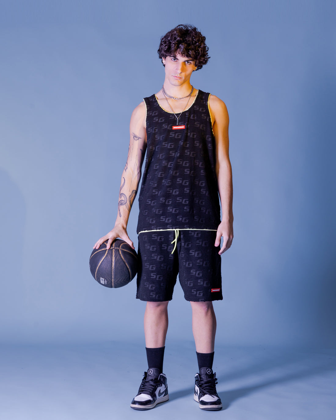 Jacquard Tanktop Blk