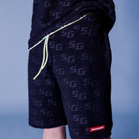 Jacquard Shorts Blk