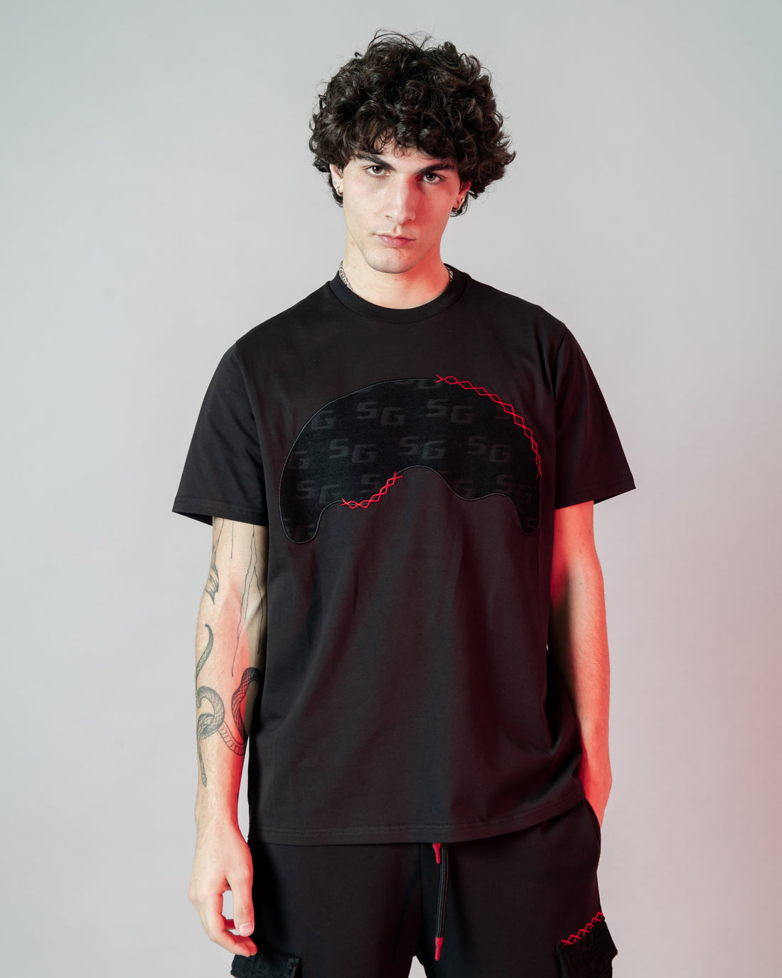 Jacquard Insert Tshirt