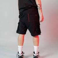 Jacquard Insert Cargo Shorts