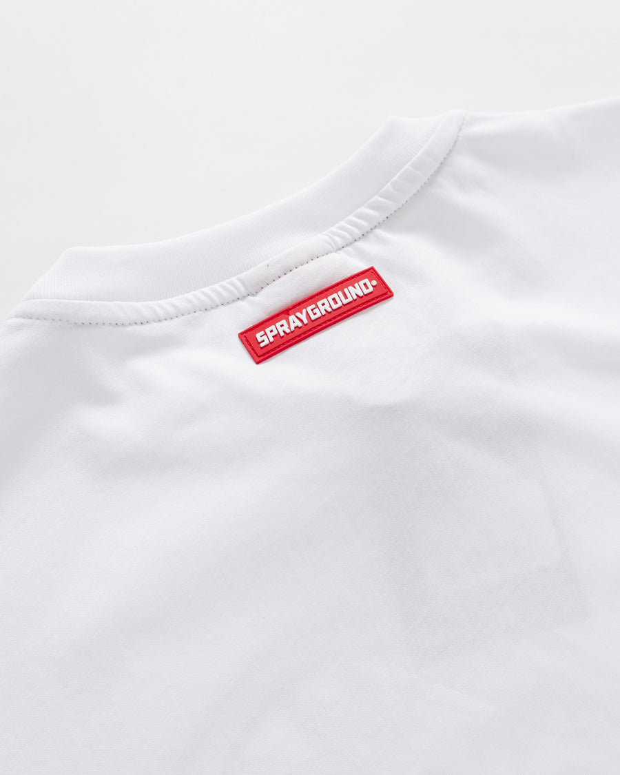 Sprayground T-shirt B&W COMIC SHARK OVER T-SHIRT White