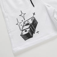 B&w Comic Shark Basket Shorts