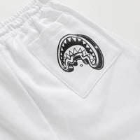 B&w Comic Shark Basket Shorts