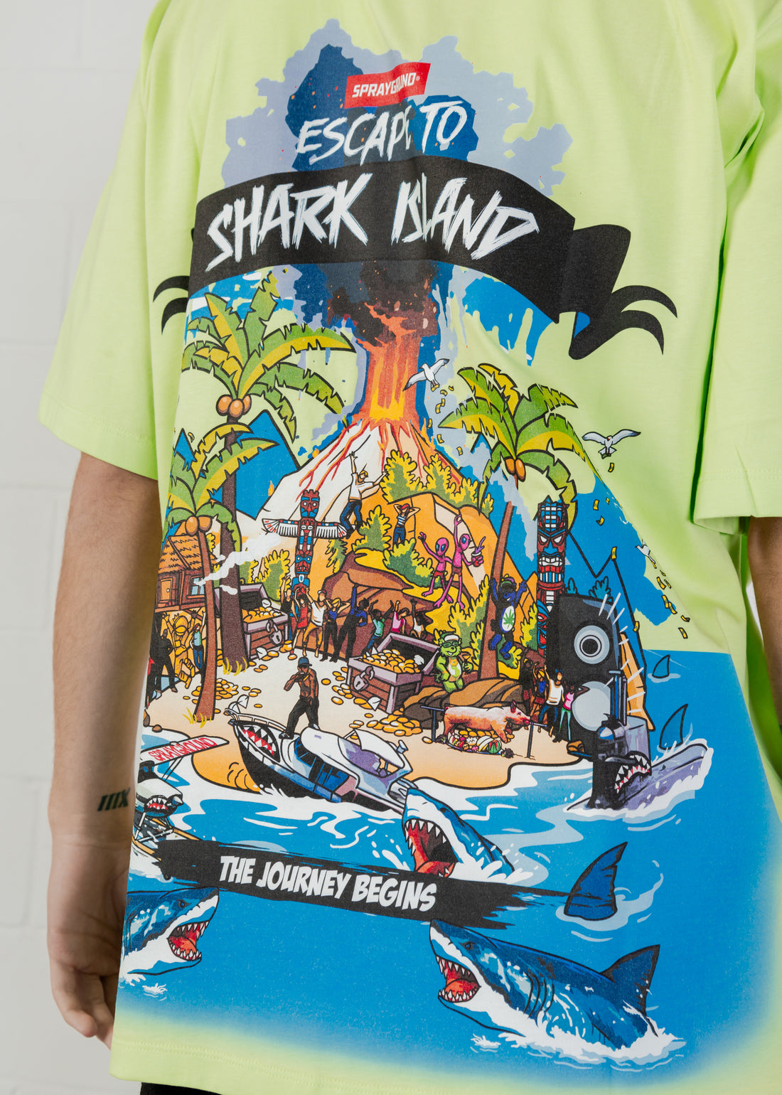 Shark Island Over T-shirt