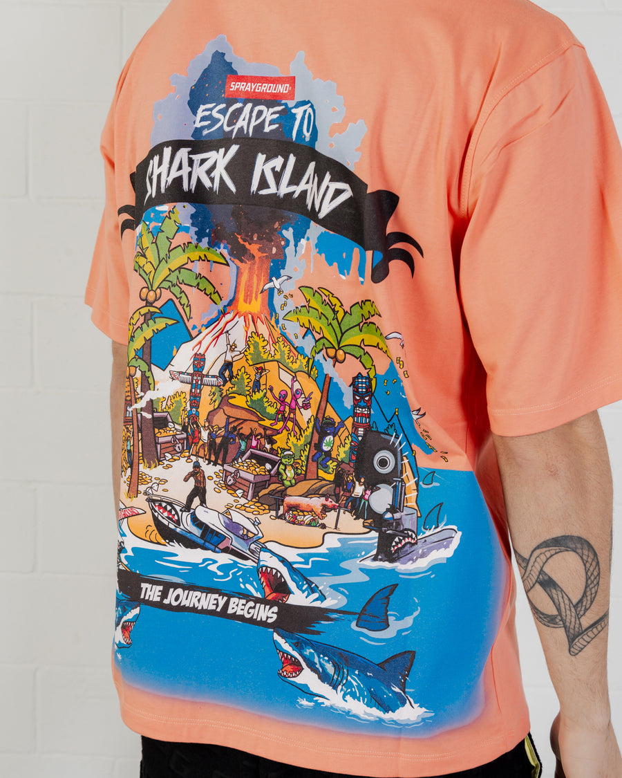 T-shirt Sprayground SHARK ISLAND OVER T-SHIRT Rose