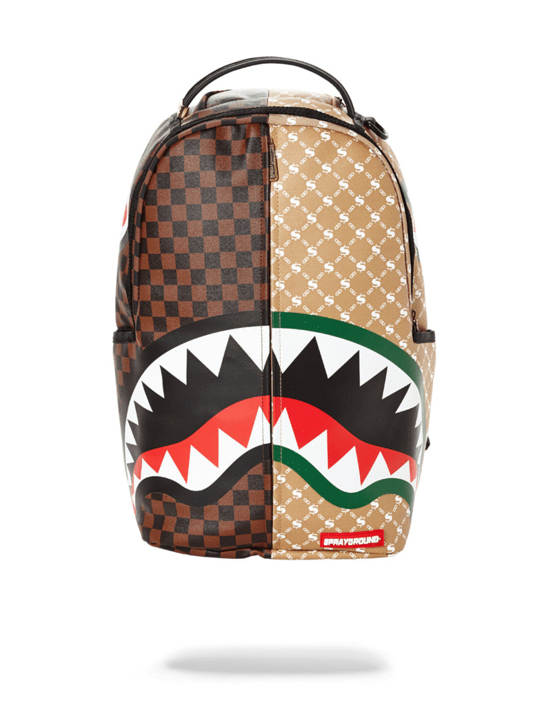 Zaino Sprayground Paris Vs Florence Shark Marrone